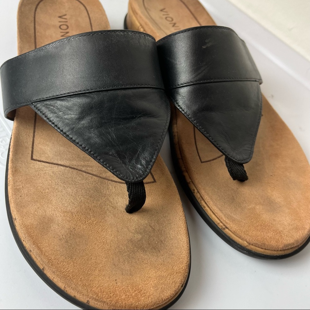 Vionic Jillian Womens Toe Post Platform Sandal Le… - image 3